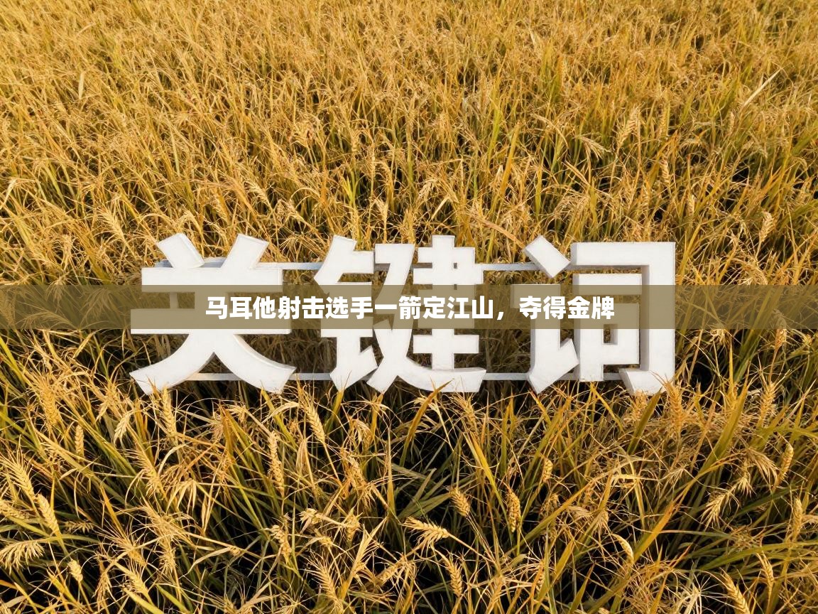 马耳他射击选手一箭定江山,夺得金牌 第1张